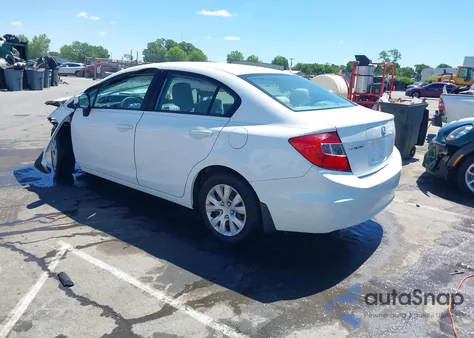2012 Honda Civic Lx from USA, damaged, VIN 19XFB2F58CE088388